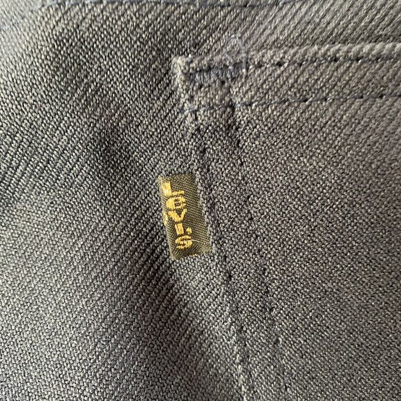 VTG Levi’s 10517 Blue Dacron 520 Gold & Black Tab Pants 70s Scoville Mens 34x32 - Picture 5 of 16
